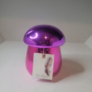 Jessica Simpson Dazzling Dragonfruit Mushroom Soy Candle Pink Purple NEW 9oz
